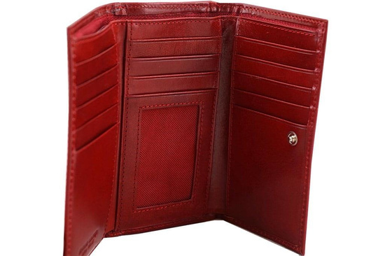 Portfel damski skórzany - Barberini's - Brązowy