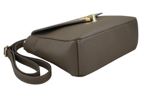 Torebka Barberinis ze złotym zapięciem - Beżowa ciemna