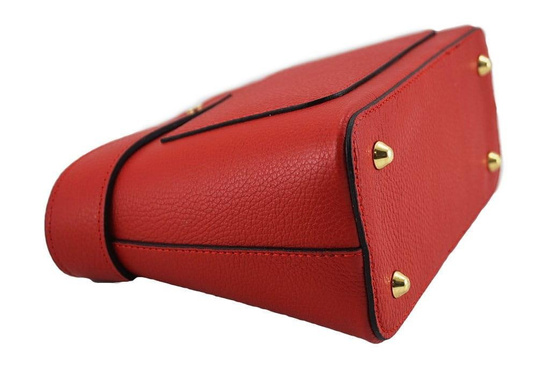 Torebki skórzane listonoszki - Barberini's - Szara ciemna 