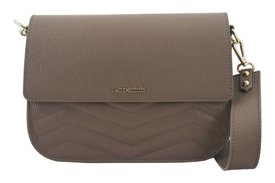 Torebka skórzana crossbody włoska - Granatowa