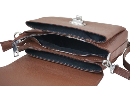 Wizytowa torebka damska Barberinis - Brązowa 