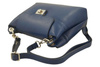 Torebka damska skórzana crossbody Granatowa jasna 