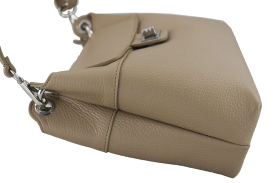 Torebka damska skórzana crossbody - Granatowa