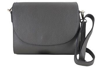 Torebka listonoszka damska - Szara ciemna