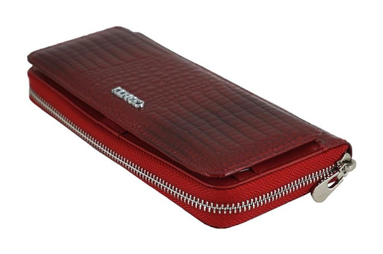 CONTI - elegancki portfel damski - Czarny 