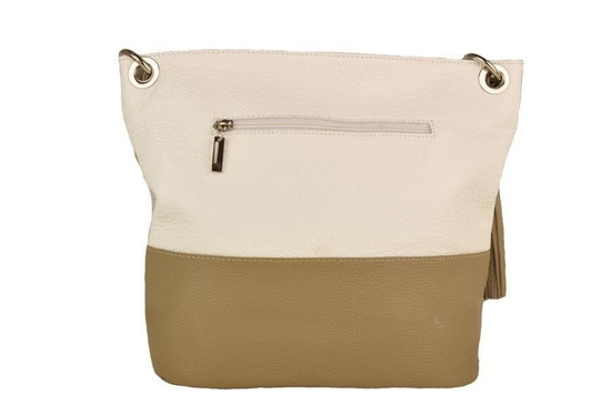 Skórzana torebka worek Barberinis - Bordowa