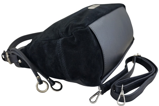 Torebka Barberinis zamszowa klasyczna - Czarna 