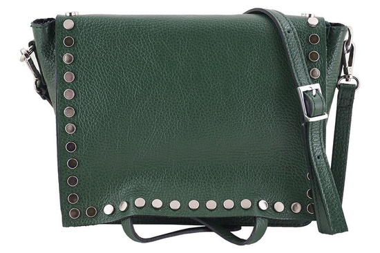 Torebka - listonoszka damska skórzana Barberini's - Granatowa