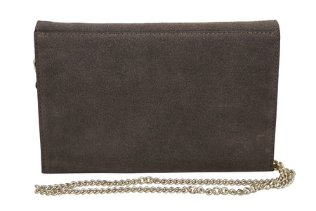 Stylowa kopertówka zamszowa Barberinis - Beżowa ciemna 