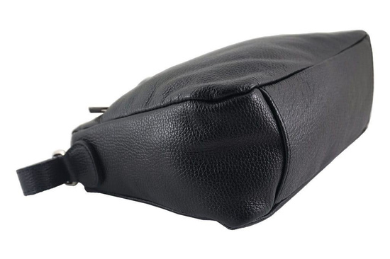 Torebka ze skóry naturalnej - listonoszka  Beżowa 