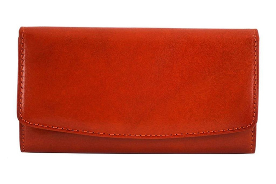 Skórzany portfel damski - Barberini's - Czarny 