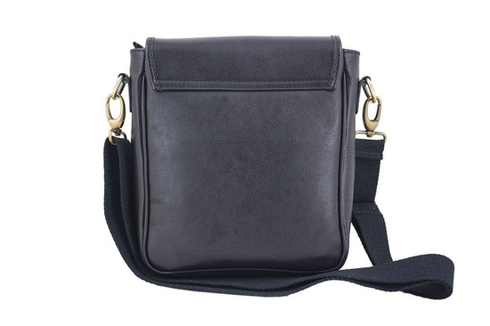 Torba męska ze skóry naturalnej na ramię - Brązowa