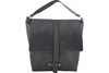 Torba skórzana Shopper bag A4 - Szara ciemna