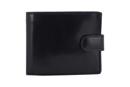 Portfel męski skórzany Barberini's - Brązowy ciemny 