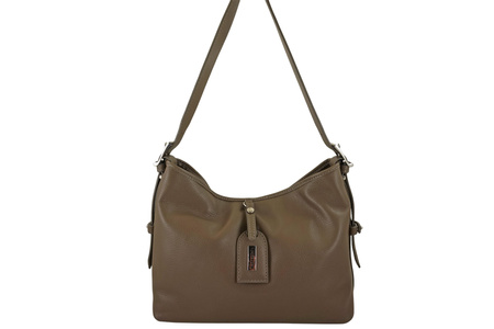 Codzienna torebka damska na ramię - Beżowa ciemna