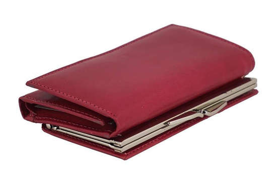 Portfel damski skórzany - Barberini's - Brązowy