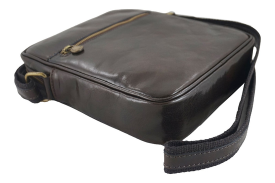 Męska torba CASUAL z regulowanym paskiem - Czarna