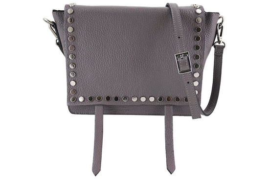 Torebka - listonoszka damska skórzana Barberini's - Granatowa