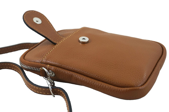 Skórzane etui na telefon - Zielone ciemne 