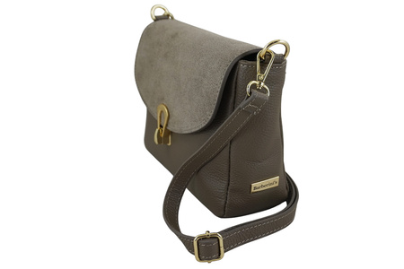 Torebka Barberinis ze złotym zapięciem - Beżowa ciemna