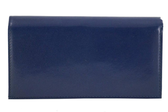 Klasyczny portfel skórzany damski - Czarny