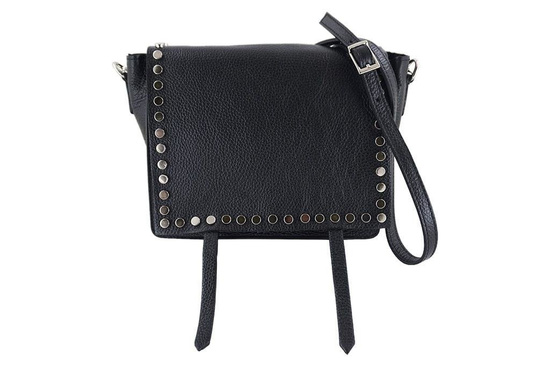 Torebka - listonoszka damska skórzana Barberini's - Granatowa