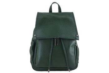 Plecak damski skórzany Barberinis - Zielony ciemny