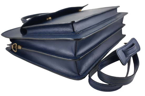 Damska teczka aktówka A4 - Granatowa 