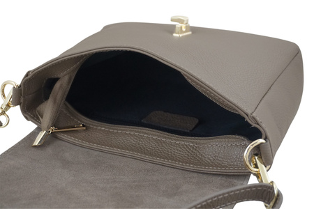 Torebka Barberinis ze złotym zapięciem - Beżowa ciemna