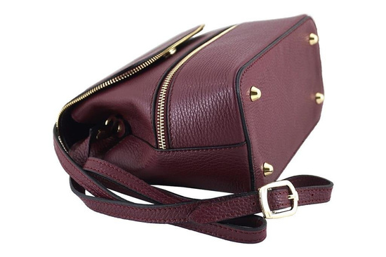 Listonoszki włoskie skórzane - Barberini's - Czarna 