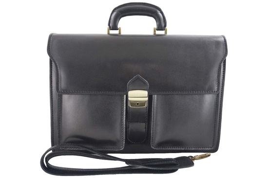 Aktówka męska skóra naturalna Barberinis - Brązowa