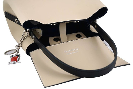 Kuferki damskie klasyczne - - Brązowe jasne