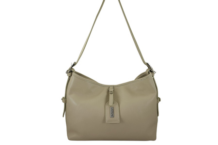 Codzienna torebka damska na ramię - Beżowa jasna