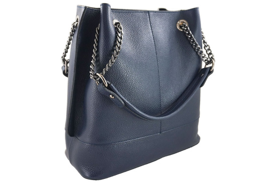 Modna torebka skórzana damska - Brązowa jasna 