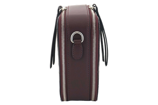 Listonoszka CROCO z szerokim paskiem - Beżowa ciemna 