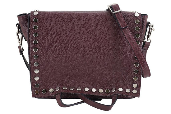 Torebka - listonoszka damska skórzana Barberini's - Granatowa