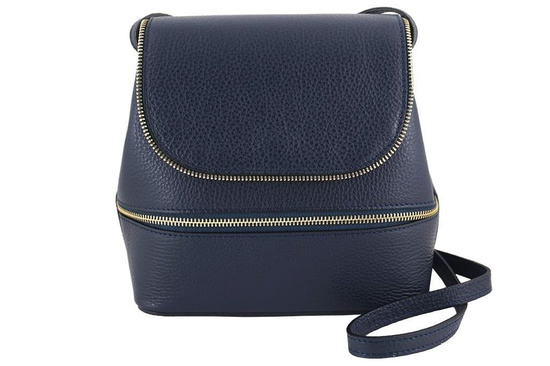 Listonoszki włoskie skórzane - Barberini's - Czarna 