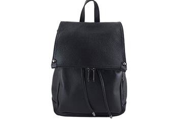 Plecak damski skórzany - Barberini's - Czarny