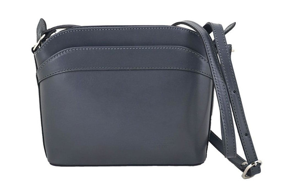 Klasyczne listonoszki damskie skórzane - Barberini's - Brązowe 