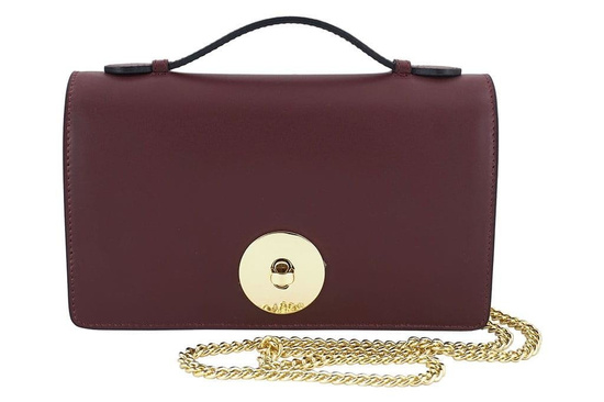 Torebka wizytowa ze skóry naturalnej - Czerwona 