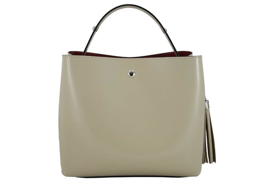 Elegancka torebka lakierowana - granatowa