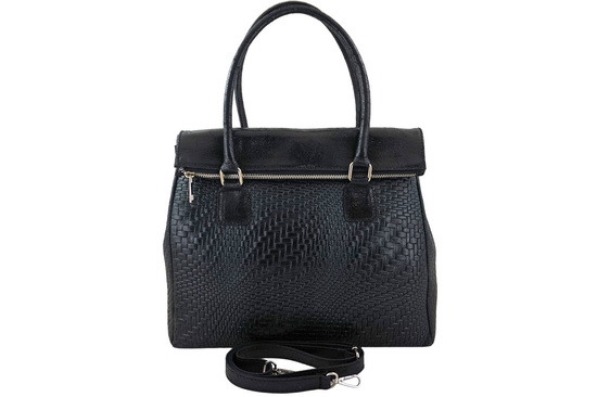 Elegancka torebka do pracy - Czarna