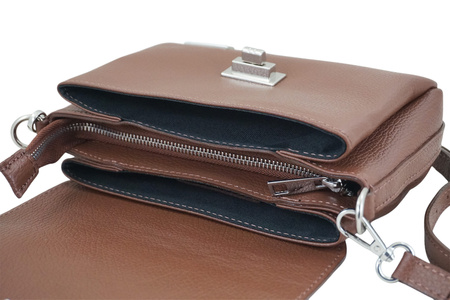 Wizytowa torebka damska Barberinis - Brązowa 