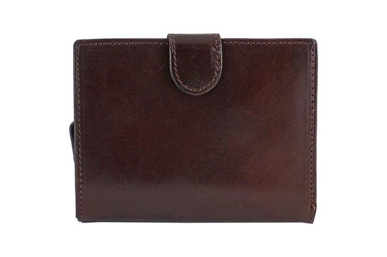 Skórzany portfel klasyczny - Barberini's - Czarny 