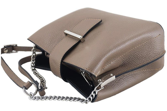 Torebka wizytowa na ramię Barberinis Brązowa jasna