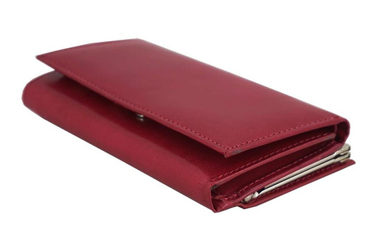 Portfel damski skórzany - Barberini's - Brązowy