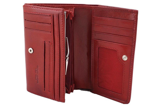 Barberini's klasyczny portfel damski - Granatowy 