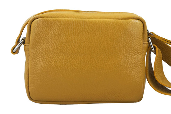 Listonoszka na szerokim pasku Casual - Szara jasna