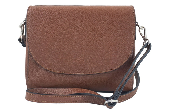 Torebka listonoszka damska - Brązowa jasna 