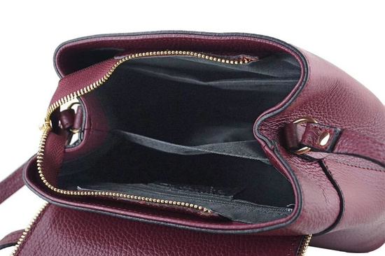 Listonoszki włoskie skórzane - Barberini's - Czarna 